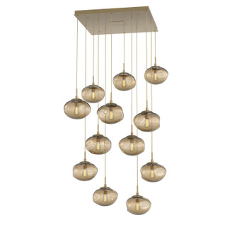 Nebula 12 Light Pendant in Gilded Brass (404|CHB0064-12-GB-B-C01-E2)