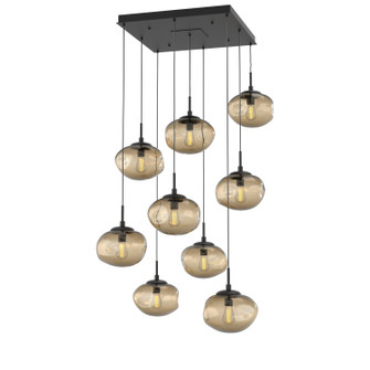 Nova Nine Light Pendant in Matte Black (404|CHB0064-09-MB-B-C01-E2)