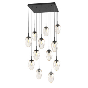 Meteo 12 Light Pendant in Matte Black (404|CHB0063-12-MB-A-C01-E2)