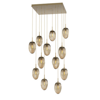 Meteo 12 Light Pendant in Gilded Brass (404|CHB0063-12-GB-B-C01-E2)