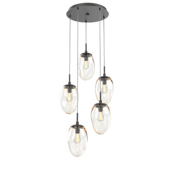 Meteo Five Light Pendant in Graphite (404|CHB0063-05-GP-A-C01-E2)