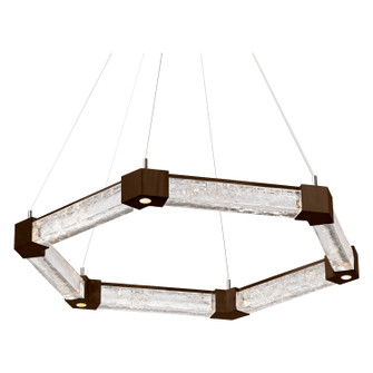 Axis LED Chandelier in Flat Bronze (404|CHB0060-35-FB-GC-CA1-L3)