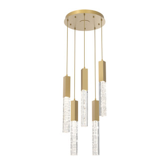 Axis LED Pendant in Gilded Brass (404|CHB0060-05-GB-GC-C01-L3)