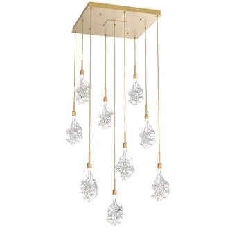 Blossom LED Pendant in Gilded Brass (404|CHB0059-09-GB-BC-C01-L3)