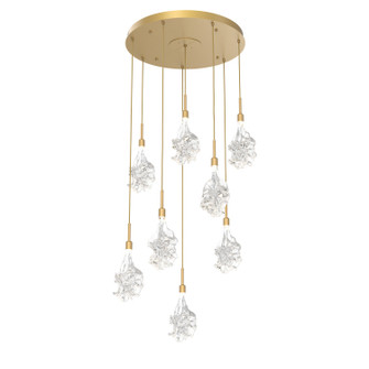 Blossom LED Pendant in Gilded Brass (404|CHB0059-08-GB-BC-C01-L3)