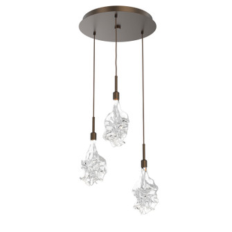 Blossom LED Pendant in Flat Bronze (404|CHB0059-03-FB-BC-C01-L3)