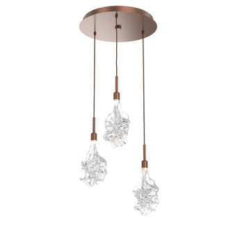 Blossom LED Pendant in Burnished Bronze (404|CHB0059-03-BB-BC-C01-L1)