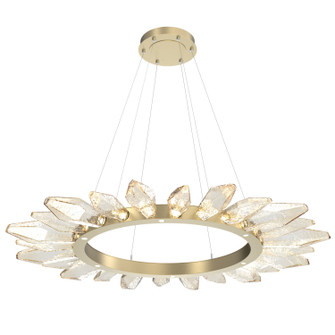 Rock Crystal LED Chandelier in Gilded Brass (404|CHB0050-56-GB-CA-CA1-L3)