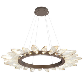 Rock Crystal LED Chandelier in Flat Bronze (404|CHB0050-56-FB-CA-CA1-L3)