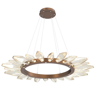 Rock Crystal LED Chandelier in Burnished Bronze (404|CHB0050-56-BB-CA-CA1-L1)