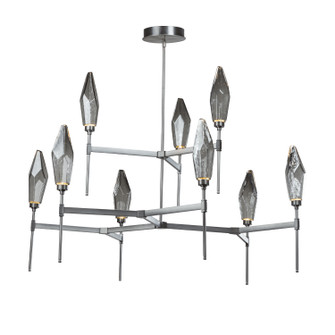 Rock Crystal LED Chandelier in Classic Silver (404|CHB0050-54-CS-CA-001-L3)