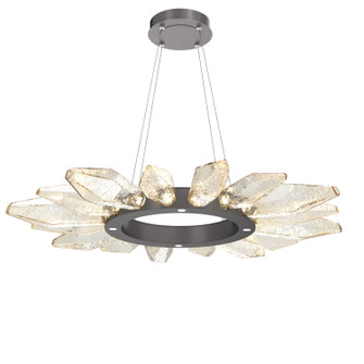 Rock Crystal LED Chandelier in Graphite (404|CHB0050-42-GP-CA-CA1-L1)