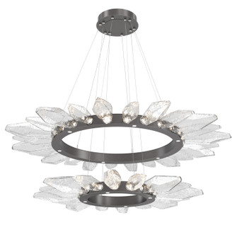 Rock Crystal LED Chandelier in Graphite (404|CHB0050-2T-GP-CC-CA1-L3)