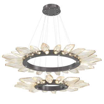 Rock Crystal LED Chandelier in Graphite (404|CHB0050-2T-GP-CA-CA1-L3)
