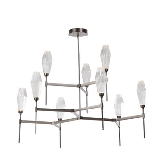 Aalto LED Chandelier in Gilded Brass (404|CHB0049-54-GB-RC-001-L1)