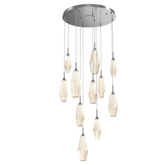 Aalto LED Pendant in Gunmetal (404|CHB0049-11-GM-RA-C01-L3)