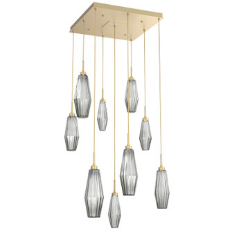 Aalto LED Pendant in Gilded Brass (404|CHB0049-09-GB-RS-C01-L3)