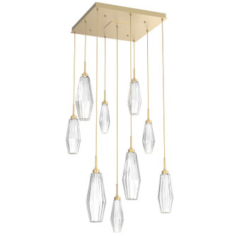 Aalto LED Pendant in Gilded Brass (404|CHB0049-09-GB-RC-C01-L3)