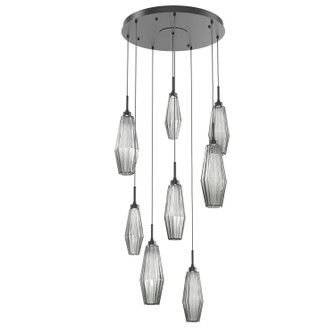 Aalto LED Pendant in Matte Black (404|CHB0049-08-MB-RS-C01-L1)