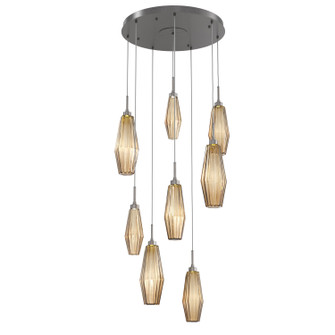 Aalto LED Pendant in Graphite (404|CHB0049-08-GP-RB-C01-L3)