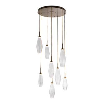 Aalto LED Pendant in Gunmetal (404|CHB0049-08-GM-RC-C01-L1)