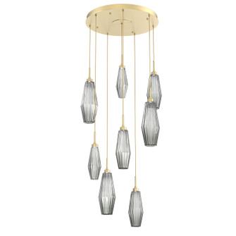 Aalto LED Pendant in Gilded Brass (404|CHB0049-08-GB-RS-C01-L3)