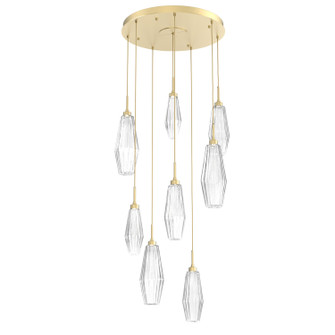 Aalto LED Pendant in Gilded Brass (404|CHB0049-08-GB-RC-C01-L3)