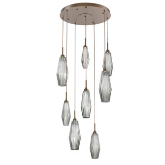 Aalto LED Pendant in Flat Bronze (404|CHB0049-08-FB-RS-C01-L1)