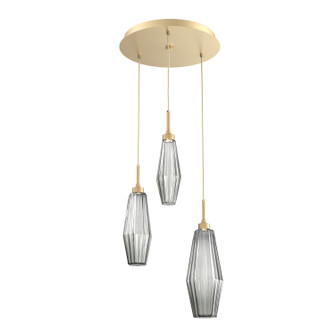 Aalto LED Pendant in Gilded Brass (404|CHB0049-03-GB-RS-C01-L3)