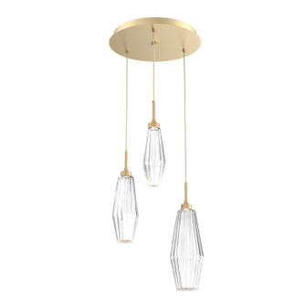 Aalto LED Pendant in Gilded Brass (404|CHB0049-03-GB-RC-C01-L3)
