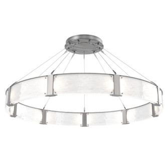 Parallel LED Chandelier in Satin Nickel (404|CHB0042-60-SN-CG-CA1-L1)