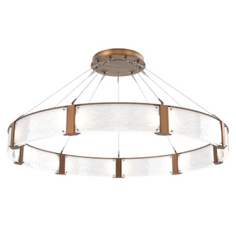 Parallel LED Chandelier in Oil Rubbed Bronze (404|CHB0042-60-RB-CG-CA1-L1)