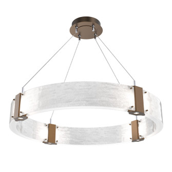 Parallel LED Chandelier in Flat Bronze (404|CHB0042-33-FB-CG-CA1-L1)