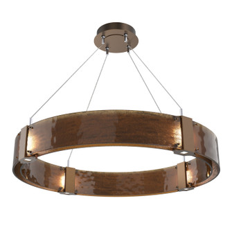 Parallel LED Chandelier in Flat Bronze (404|CHB0042-33-FB-BG-CA1-L3)