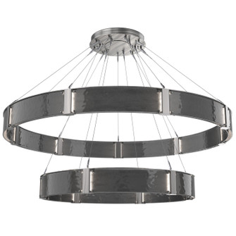 Parallel LED Chandelier in Satin Nickel (404|CHB0042-2D-SN-SG-CA1-L1)