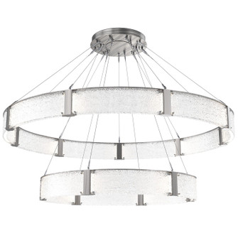 Parallel LED Chandelier in Satin Nickel (404|CHB0042-2D-SN-CR-CA1-L3)