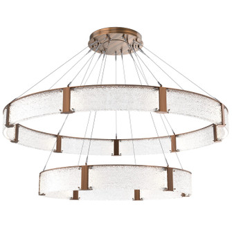 Parallel LED Chandelier in Oil Rubbed Bronze (404|CHB0042-2D-RB-CR-CA1-L3)