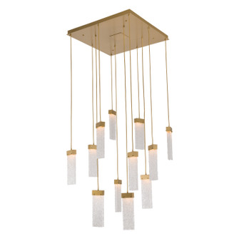 Parallel LED Pendant in Gilded Brass (404|CHB0042-12-GB-CR-C01-L3)