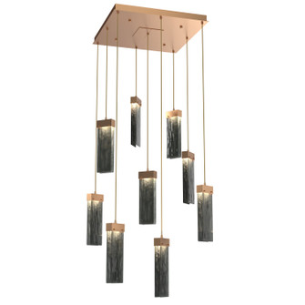 Parallel LED Pendant in Novel Brass (404|CHB0042-09-NB-SG-C01-L3)