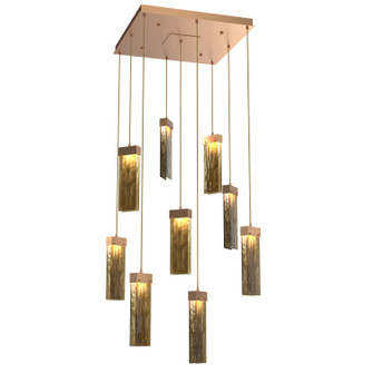 Parallel LED Pendant in Novel Brass (404|CHB0042-09-NB-BG-C01-L1)