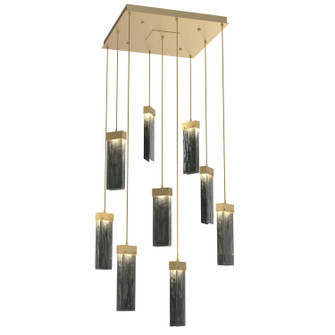 Parallel LED Pendant in Gilded Brass (404|CHB0042-09-GB-SG-C01-L3)