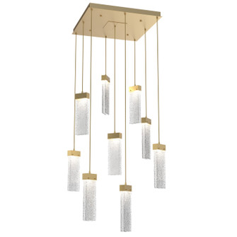Parallel LED Pendant in Gilded Brass (404|CHB0042-09-GB-CR-C01-L3)
