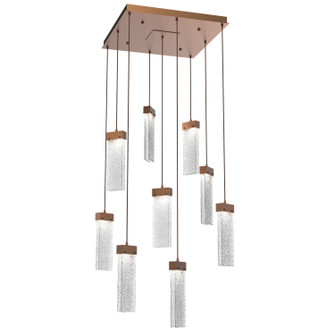 Parallel LED Pendant in Burnished Bronze (404|CHB0042-09-BB-CR-C01-L1)