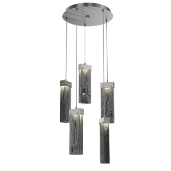 Parallel LED Pendant in Satin Nickel (404|CHB0042-05-SN-SG-C01-L1)