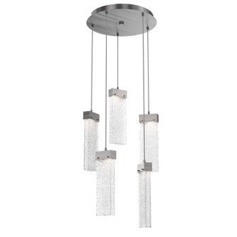 Parallel LED Pendant in Satin Nickel (404|CHB0042-05-SN-CR-C01-L1)