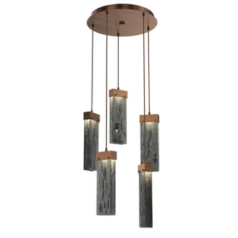 Parallel LED Pendant in Oil Rubbed Bronze (404|CHB0042-05-RB-SG-C01-L3)