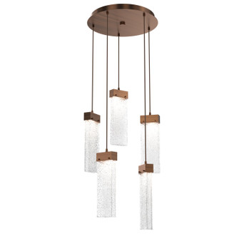 Parallel LED Pendant in Oil Rubbed Bronze (404|CHB0042-05-RB-CR-C01-L3)