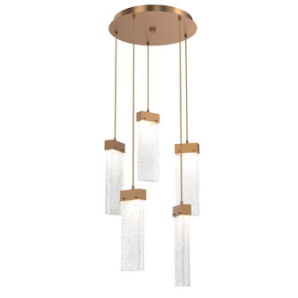 Parallel LED Pendant in Novel Brass (404|CHB0042-05-NB-CR-C01-L1)