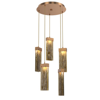 Parallel LED Pendant in Novel Brass (404|CHB0042-05-NB-BG-C01-L3)