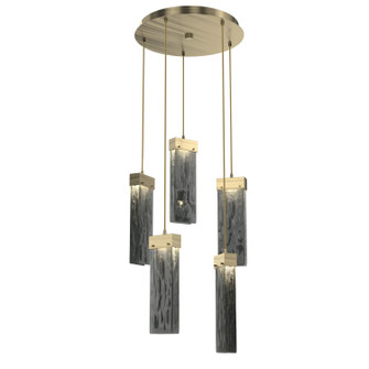 Parallel LED Pendant in Heritage Brass (404|CHB0042-05-HB-SG-C01-L3)